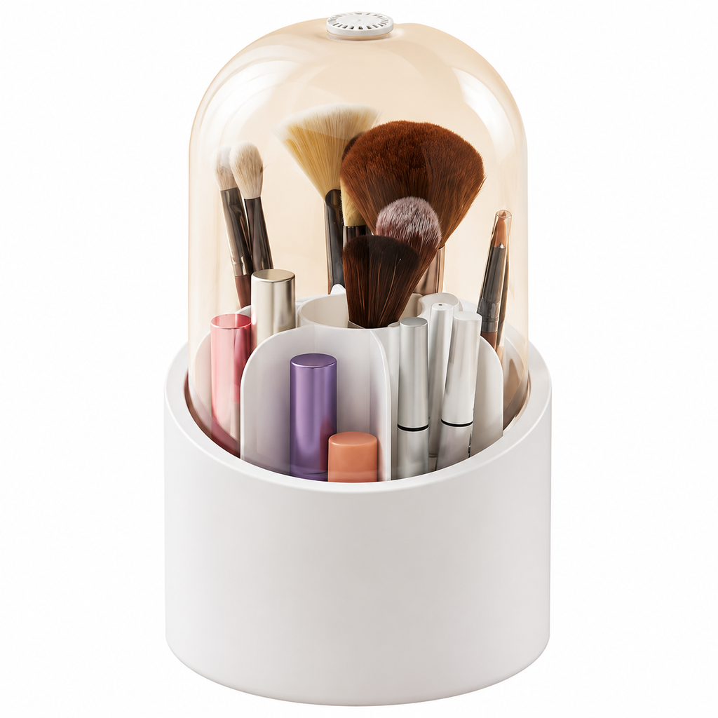360° Rotating Makeup Brush Holder