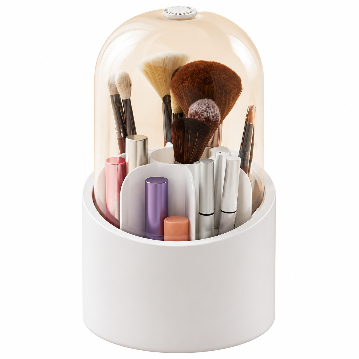 360° Rotating Makeup Brush Holder