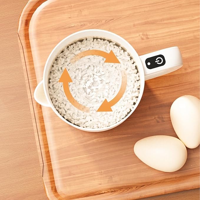 Portable Electric Mixer Bowl – Rechargeable Smart Blender &amp; Rice Washer