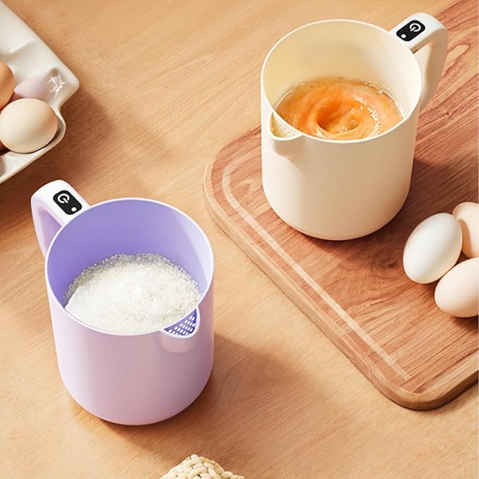 Portable Electric Mixer Bowl – Rechargeable Smart Blender &amp; Rice Washer