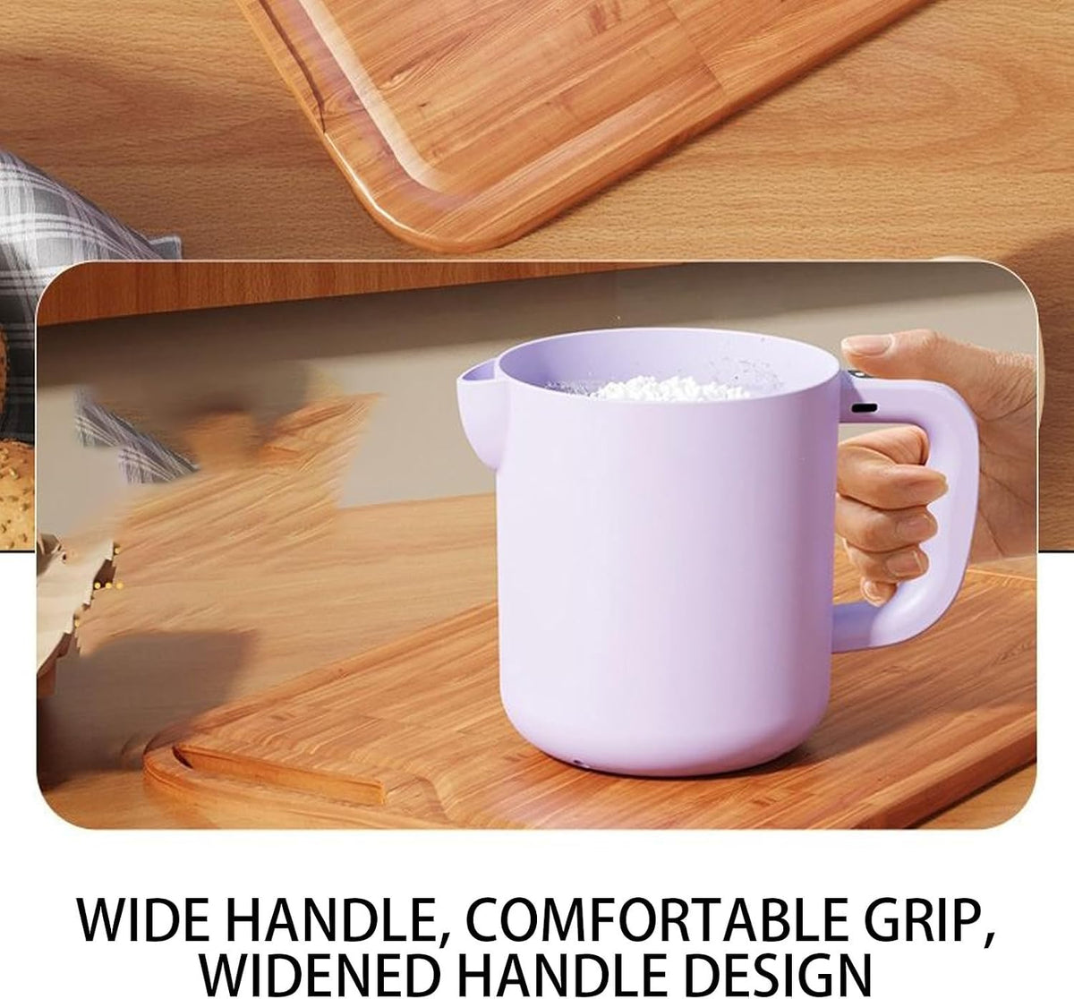 Portable Electric Mixer Bowl – Rechargeable Smart Blender &amp; Rice Washer