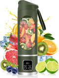500ml Portable Personal Blender – USB-C Rechargeable Ice Crusher Smoothie Blender