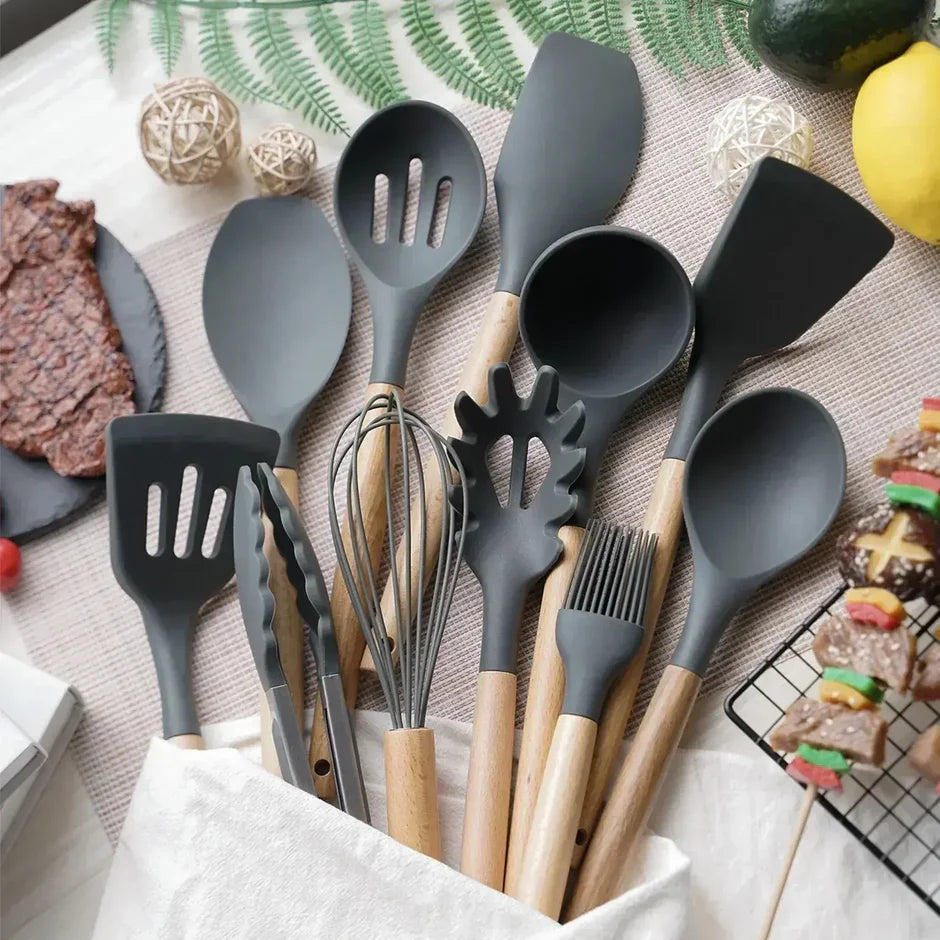 12Pcs - Silicone Utensil Set