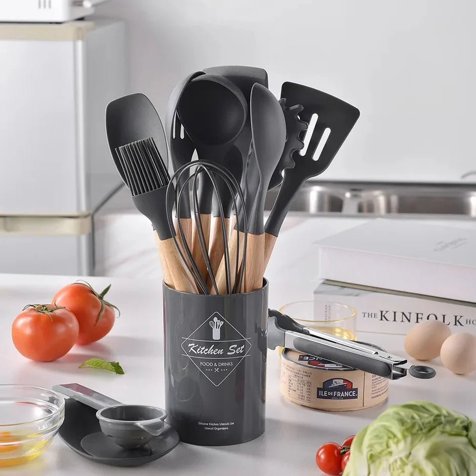 12Pcs - Silicone Utensil Set