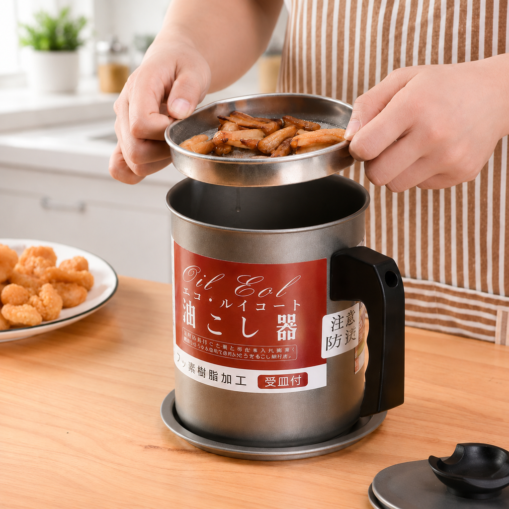 Stainless Steel Oil Filter Pot