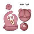 6 Piece Silicone Baby Feeding Set