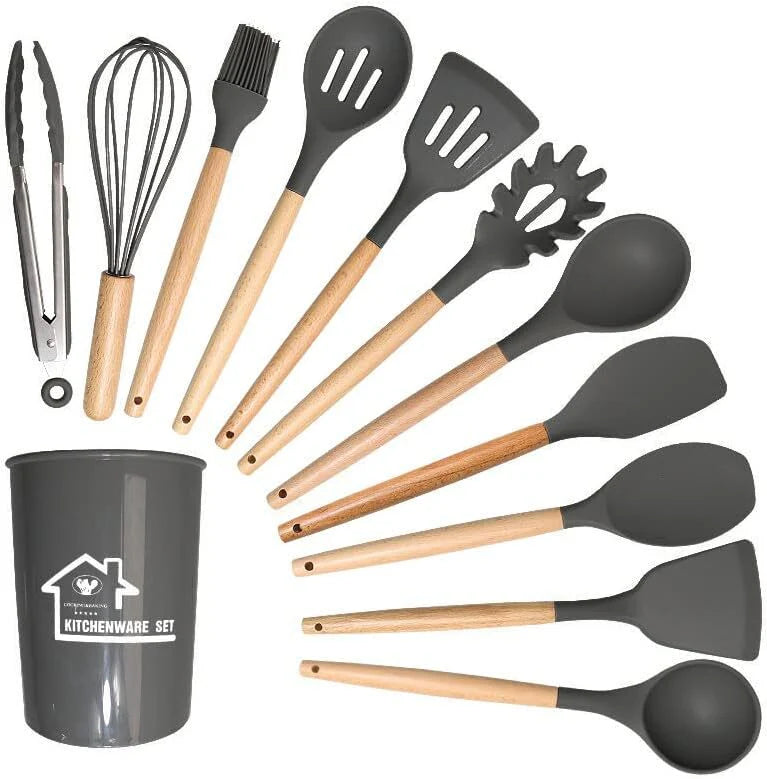 12Pcs - Silicone Utensil Set