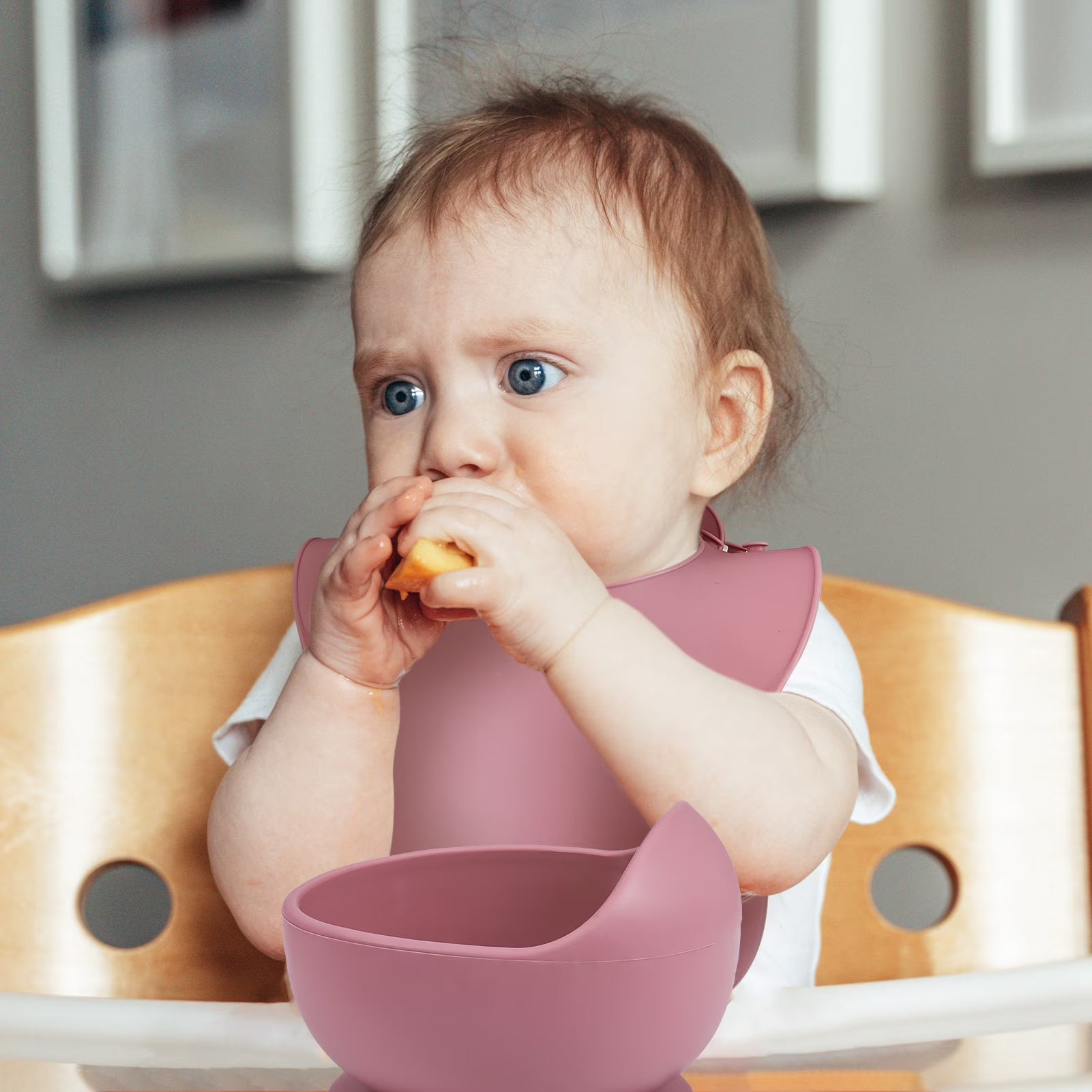 6 Piece Silicone Baby Feeding Set