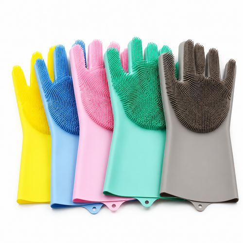 2 pcs Magic Silicone Cleaning Gloves