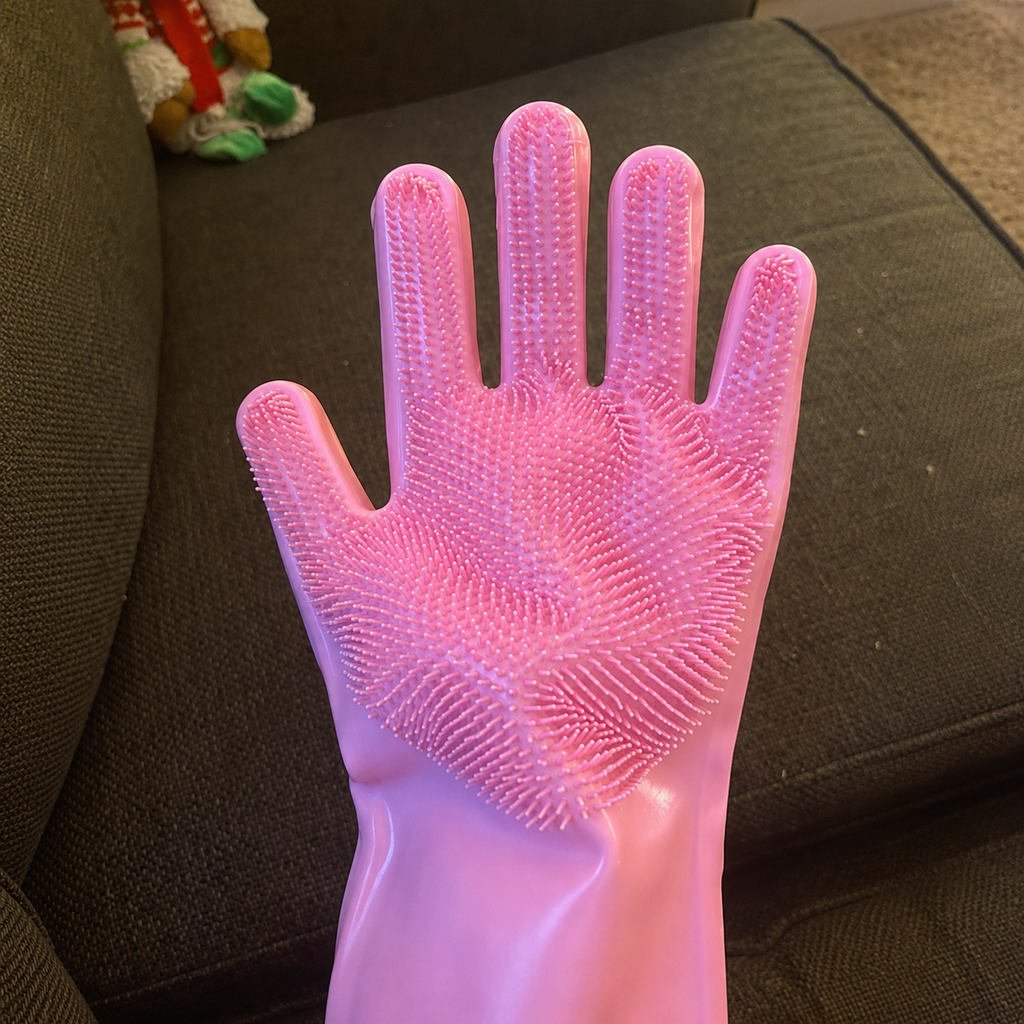 2 pcs Magic Silicone Cleaning Gloves