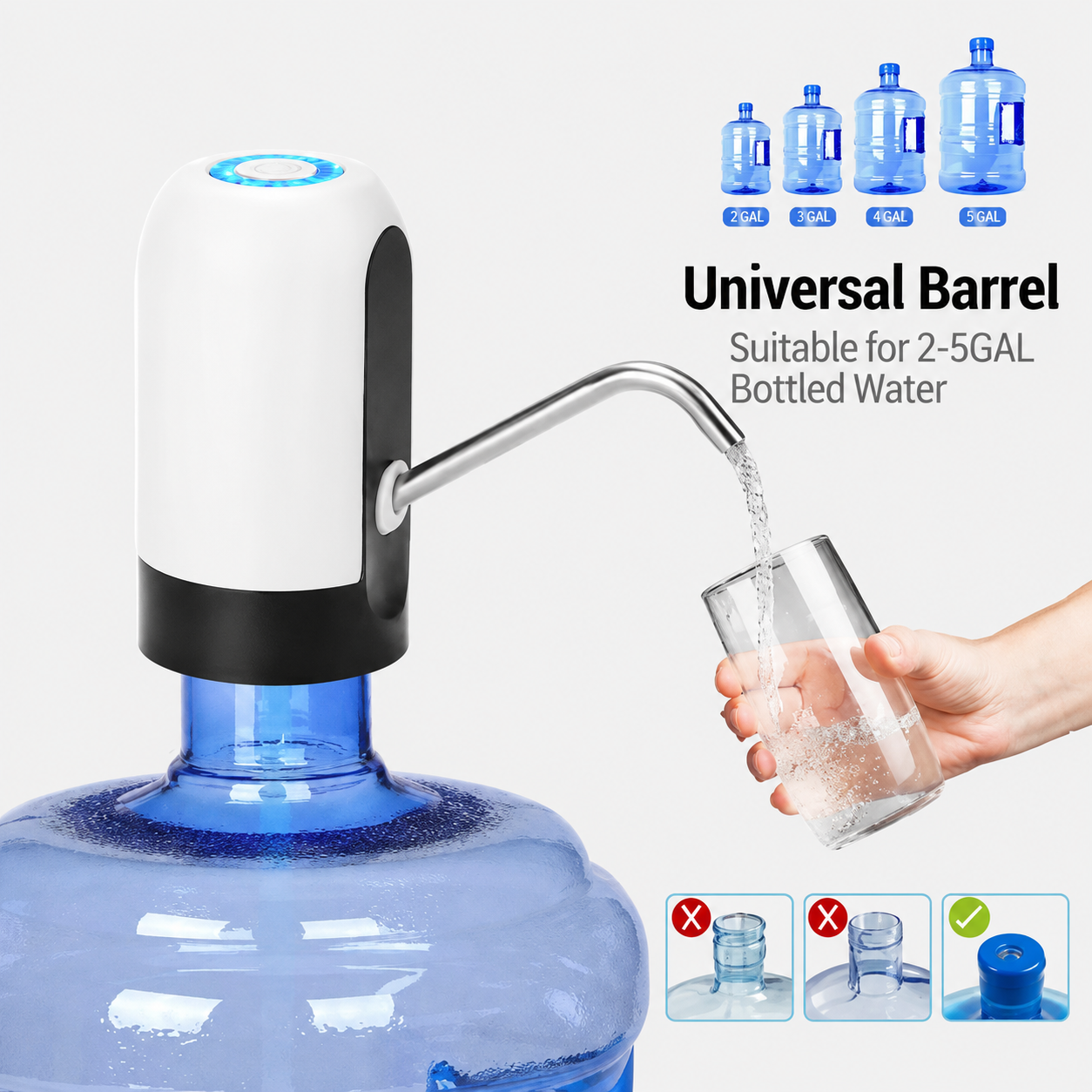Water Dispenser Bottle Pump
